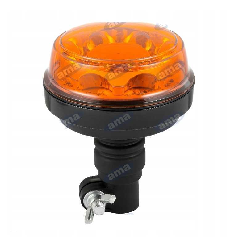 LED švyturys su lanksčiu laikikliu IP66 8x3w 8xblysk