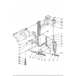 Mtz pronar vairo pavaros C63 kaiščio veržlė