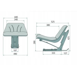 Pilna sėdynė traktoriui nusilenkia
