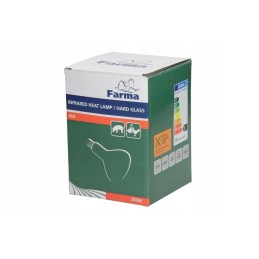 Raudonas spindulinis šildytuvas, kieto stiklo šildymo lempa, 150 vatų