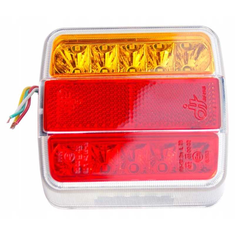 LED galinis žibintas 12 24v vilkiko pagalbos žemės ūkio autobusas