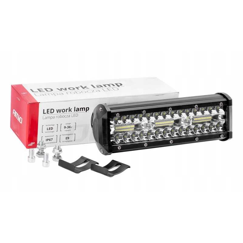 LED panelinė darbinė lempa 60LED 4800lm plokščia