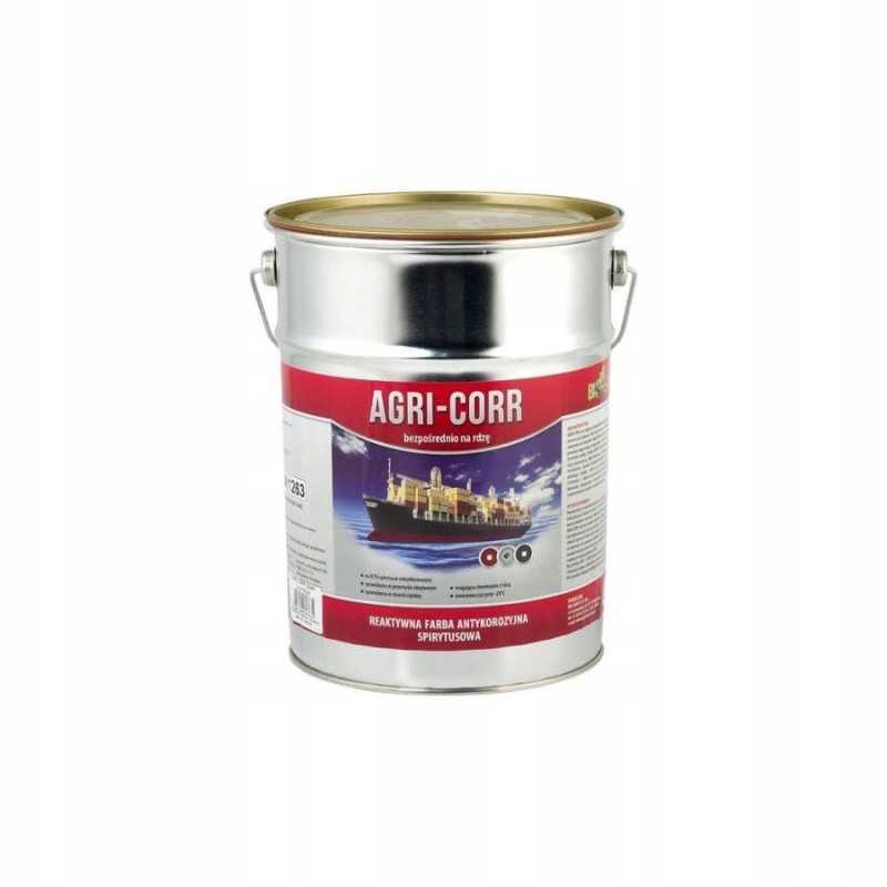 Agri corr juodi gruntiniai dažai 5l nuo rūdžių