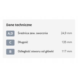 Smeigtukas su viršutinės jungties laikikliu vlk7038