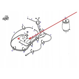 F930500030150 operatoriaus sėdynės oro kompresorius