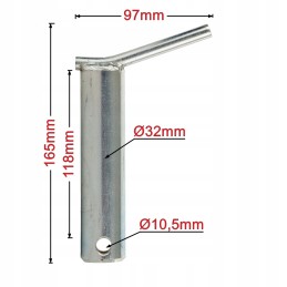 Prikabinimo kaištis c 385 83453039 32mm
