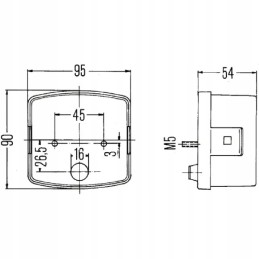 Steyr kairysis posūkio signalas ir stovėjimo lemputė