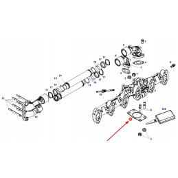F842201100050 išmetimo kolektoriaus tarpiklis