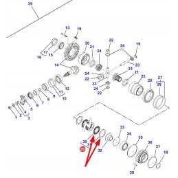 F835300020140 priekinės ašies varomieji trinties diskai