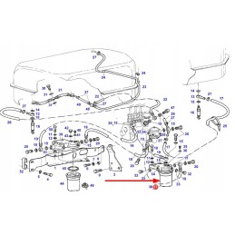 F816200060020 agco variklio kuro filtras