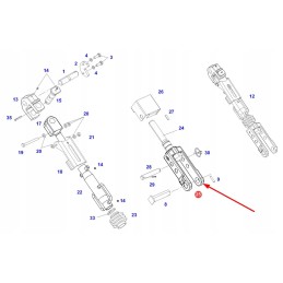 F718870030070 galinės trauklės jungtis