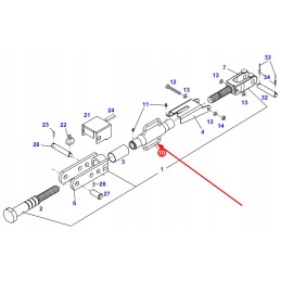 F718870030050 reguliuojamas galinės jungties vamzdis
