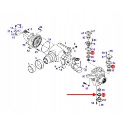 F718301020710 metalinis guminis žiedas galinei ašiai