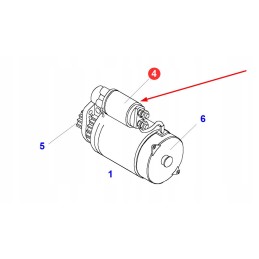 F716900060050 starterio solenoidas