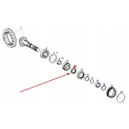 F716300020250 įpjova veržlė