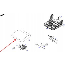 F530811330430 sėdynės pagalvėlė