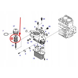 F411201510010 agco variklio alyvos filtras
