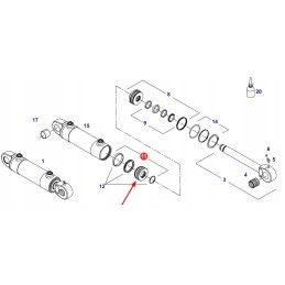 F339860031070 cilindro stūmoklio strypas