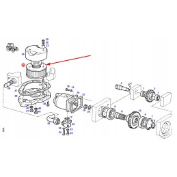 F285102050010 agco hidraulinės alyvos filtras