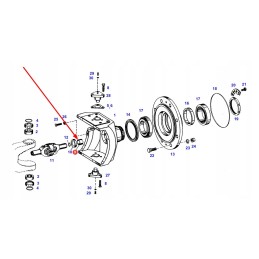 F198300020450 varančiojo veleno slankioji įvorė