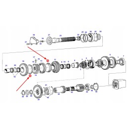 F178100080121 pavarų dėžės sinchronizavimo žiedas