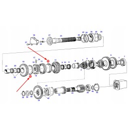 F178100080121 pavarų dėžės sinchronizavimo žiedas