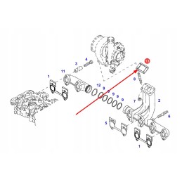 F003201100030 turbo kolektoriaus tarpinė