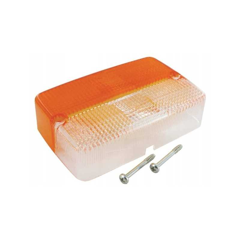 Skaidrus oranžinis posūkio signalo lempos gaubtas