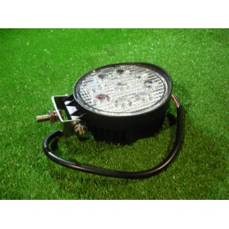 Darbinė lempa 9 LED 12v 24v apvalus halogeninis prožektorius