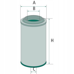 Oro filtras 85mm 8mm 166mm granitas
