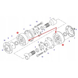 E816301080019 varančiojo veleno jungtis