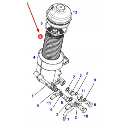 E416kp01d36 variklio kuro filtras