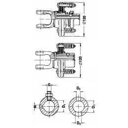 Walterscheid k94 frikcinė sankaba 1 1 3 8 z6 ser