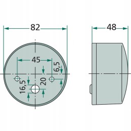 Kombinuota lempa kairėje dešinėje 4552sw 003185041