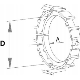 Slydimo žiedas walterscheid pg 25 d 63 mm