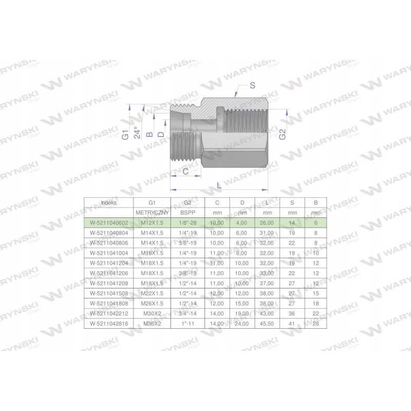Diferencialo įvorė m12x1 5 06l sriegis x 1 8 vnt 2vnt