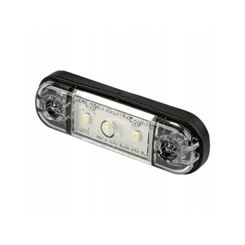 Gabaritinės lempos 3 LED 710 priekyje 12 24v buvo