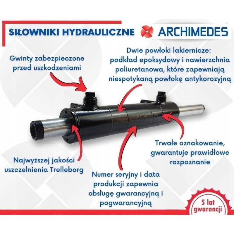 Hidraulinis cilindras, dvigubo veikimo pavara Archime