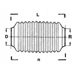 Walterscheid apsauginis dangtelis d 160 mm l 315 mm