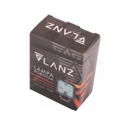 Mini kvadratinė darbo lempa 15w 5 LED glanz