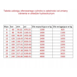 Hidraulinis cilindras 50x25 eiga 200 mm mtz c 50