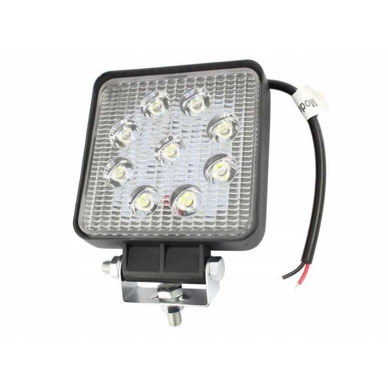 Darbinė lempa 12 24v 9 LED kvadratinė tt 13217 172