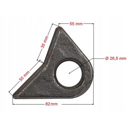 Krautuvo kaušo kablys, 2x komplektas