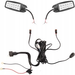 Dviejų darbinių lempų 6xLED 1680 lm 18w pajungimas