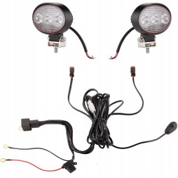 Dvi darbo lempos 3xLED 660lm 7 1w pajungimas