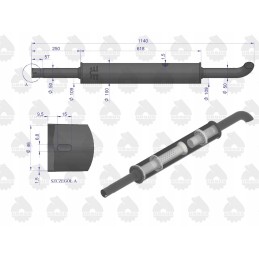 Apvalus duslintuvas C 360 1140mm originalus Ursus