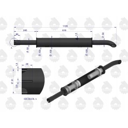 Duslintuvas 1128mm mf3 c 3603p originalus ursus