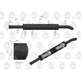 Duslintuvas 1128mm 4 8kg mf3 c 3603p originalus ursus