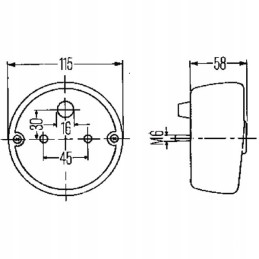 Galinis kombinuotas žibintas hella 2se001679051