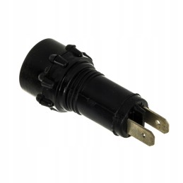 Apvali mėlyna LED indikacinė lemputė 12v 16mm